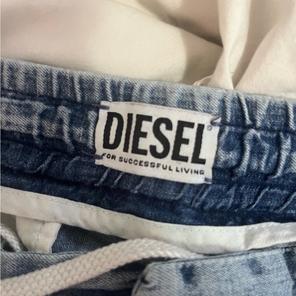 DIESEL D-Vulkos 0EIAQ Straight Mens Blue Jeans - Picture 5 of 10